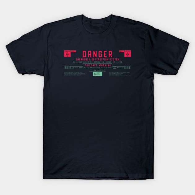 Nostromo Self Destruct T-Shirt by BadBox